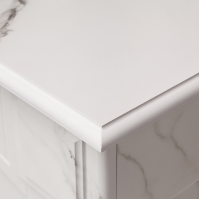 Портал для электрокамина Carolina 25,5 WT Мрамор белый