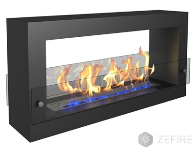 Биокамин Zefire Quarter 1000 (черный) Биокамин Zefire Quarter 1000 (черный)