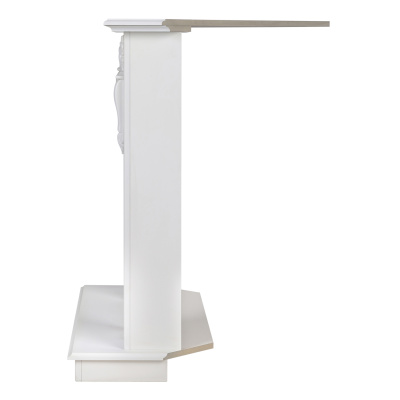 Портал для электрокамина Dominica STD WT угловой