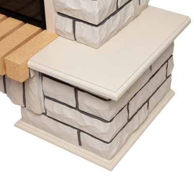 Портал для электрокамина Country 25,5/26 WT Белый дуб