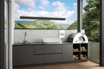 Кухня Astov BBQ № 4 (ширина 3300 мм)(готовое решение) Кухня Astov BBQ № 4 (ширина 3300 мм)(готовое решение)
