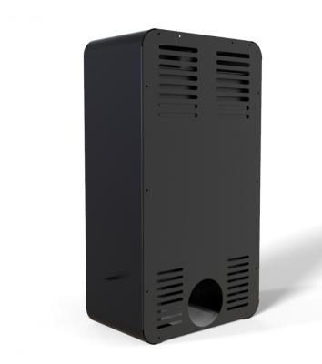  Печь-камина Defro HOME PICO, 6,6 кВт, золотая сталь