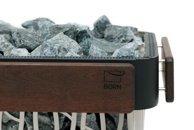 Электрическая печь для бани и сауны Born Stone Black 13 кВт (черный кожух) Электрическая печь для бани и сауны Born Stone Black 13 кВт (черный кожух)