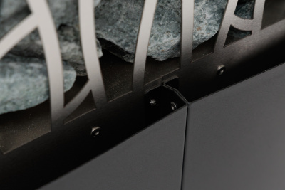 Электрическая печь для бани и сауны Born Stone Black 18 кВт (черный кожух) Электрическая печь для бани и сауны Born Stone Black 18 кВт (черный кожух)