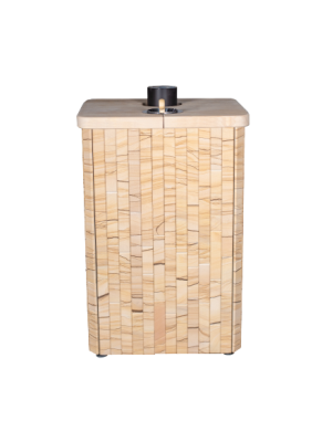  Банная печь Фёрингер Ламель Квадра ("Окаменевшее дерево" наборный)