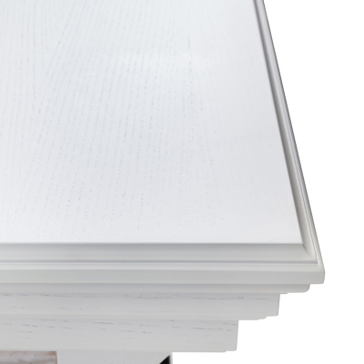 Портал для электрокамина Athena GR STD WT Corner (угловая)