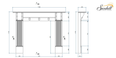 Каминная облицовка Sunhill BEDFORD