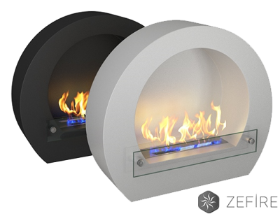 Биокамин Zefire Barrel (белый) Биокамин Zefire Barrel (белый)