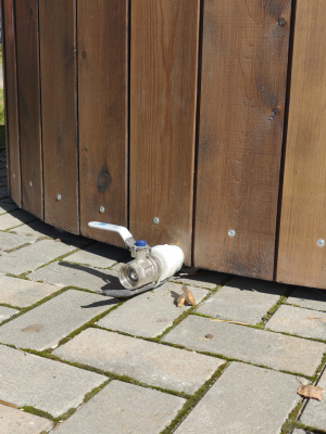 Купель Терма круглая малая зимняя