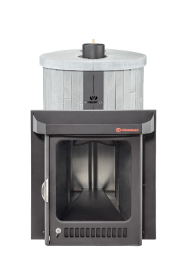  Банная печь Фёрингер Ламель Макси ("Серый велюр" наборный)