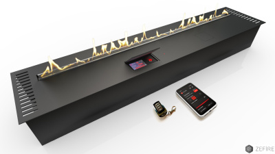 Автоматический биокамин Zefire M 1400 с ДУ