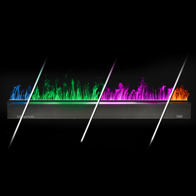 Встраиваемый электрический Schönes feuer 3D-камин FireLine 1200 RGB (черная панель)