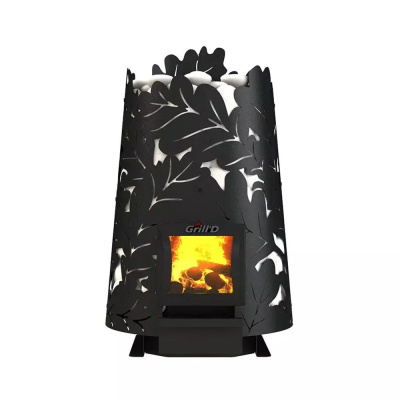  Банная печь Grill'D Dubravo 180 (короткий вынос, дверца со стеклом)