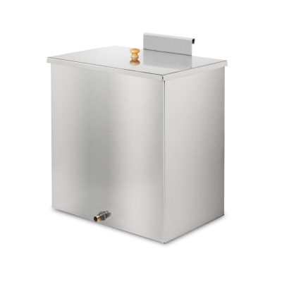 Бак нерж. навесной 61 л. (AISI 439) для печи Русичъ "Аква" 22 (Везувий)