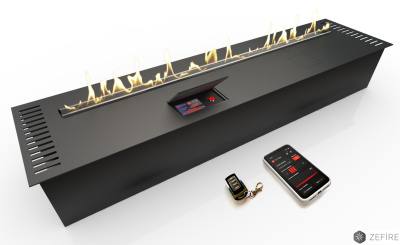 Автоматический биокамин Zefire M 1200 с ДУ