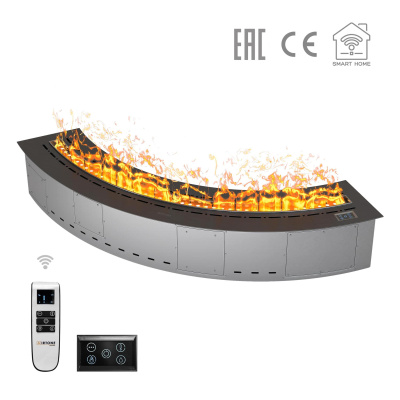 Паровой камин Airtone Vepo Radial 1000 мм (графит сатин)