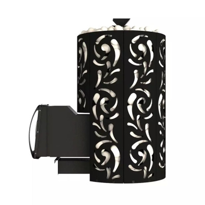  Банная печь Grill'D Violet Window Max (длинный выноc)