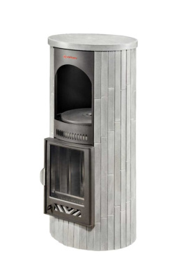  Печь Фёрингер отопительно-варочная "Лада" Серый Велюр