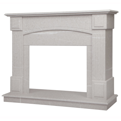 Портал для электрокамина Carolina 25,5 WT Мрамор бежевый