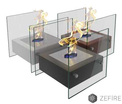 Биокамин Zefire Rubicon черный