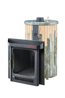  Банная печь Фёрингер Ламель Оптима (Жадеит+"Окаменевшее дерево")