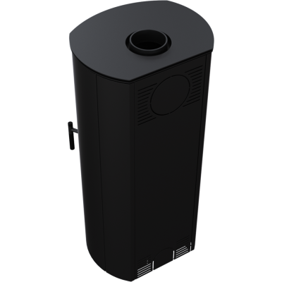  Печь-камин Kratki Falcon W (Фалькон, c полкой наверху) 