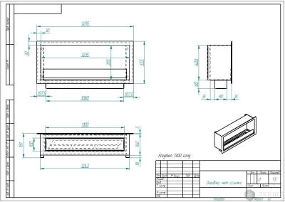 Биокамин Zefire Flagman 1300 Long