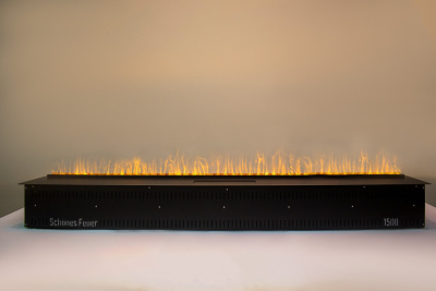 Встраиваемый электрический Schönes feuer 3D-камин FireLine 1500 (черная панель)