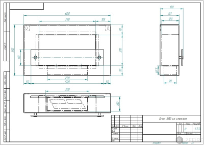 Биокамин Zefire Orion 600 (черный со стеклом и стемалитом) Биокамин Zefire Orion 600 (черный со стеклом и стемалитом)