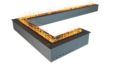 Паровой камин Airtone Vepo Angle 1500x800 мм 