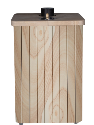  Банная печь Фёрингер Ламель Квадра ("Окаменевшее дерево" перенесенный рисунок)