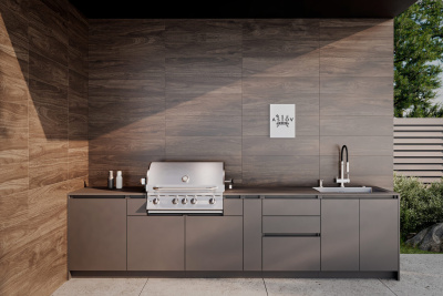 Кухня Astov BBQ № 2 (ширина 3440 мм) (готовое решение) Кухня Astov BBQ № 2 (ширина 3440 мм) (готовое решение)