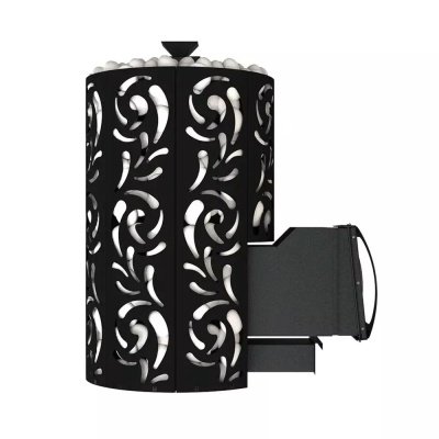  Банная печь Grill'D Violet Window Max (длинный выноc)