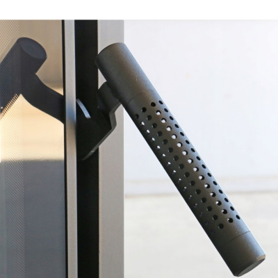 Каминокомплект SIMPLE Box черный с топкой BS, левый угол Каминокомплект SIMPLE Box черный с топкой BS, левый угол