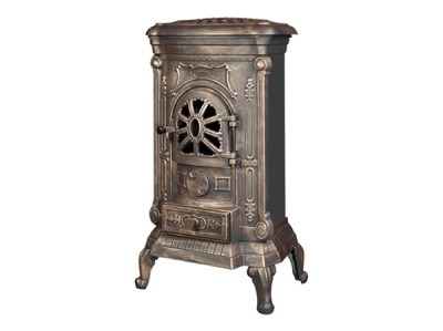 Чугунная печь-камин Kawmet P 9 EKO патина Чугунная печь-камин Kawmet P 9 EKO патина