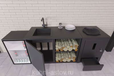 Кухня ASTOV № 56(готовое решение)