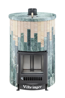  Банная печь Фёрингер Ламель Уют 25 (Змеевик+"Окаменевшее дерево")