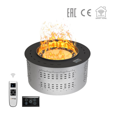 Паровой камин Airtone Vepo Round 600 мм (черный матовый) Паровой камин Airtone Vepo Round 600 мм (черный матовый)