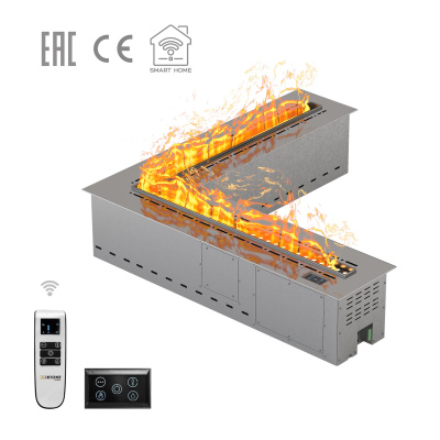 Паровой камин Airtone Vepo Angle 1000x1000 мм 