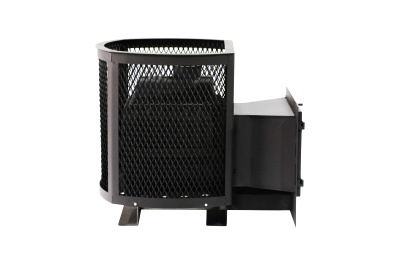  Чугунная банная печь НМК "Сибирь-20". Панорамная дверца (сетка)