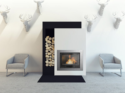 Чугунная топка KAWMET W1 CO c водяным контуром