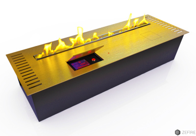 Автоматический биокамин Zefire M 900 латунный