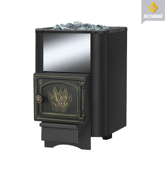 Чугунная банная печь Везувий Сенсация Антрацит 12 (ДТ-3) Чугунная банная печь Везувий Сенсация Антрацит 12 (ДТ-3)
