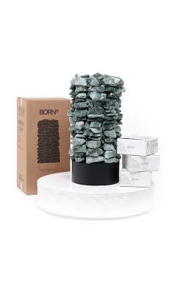 Электрическая печь для бани и сауны Born Rock 12 кВт (жадеит) Электрическая печь для бани и сауны Born Rock 12 кВт (жадеит)