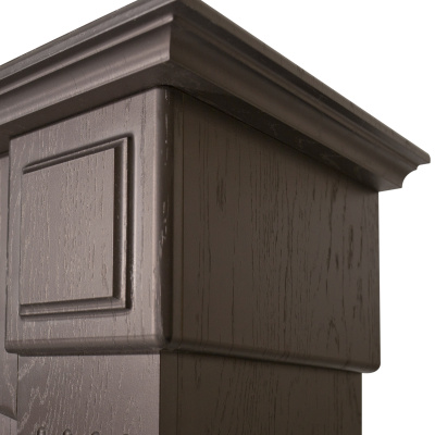 Портал для электрокамина Carolina 25,5 WT темный