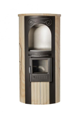  Печь Фёрингер отопительно-варочная "Лада" Окаменевшее дерево (перенесенный рисунок)