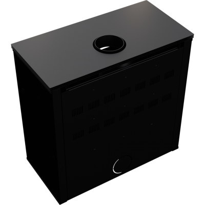  Печь-камин Kratki Koza Juno 12 C (Коза Джуно, черная) 