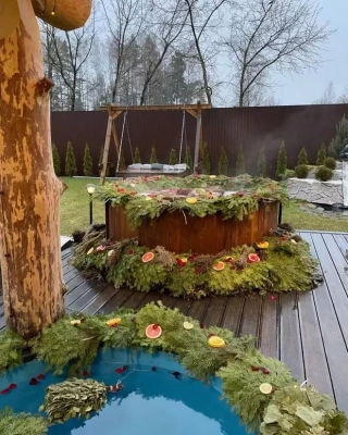 Купель Polar Spa COMFORT 195 HOT (термососна светлая) Купель Polar Spa COMFORT 195 HOT (термососна светлая)