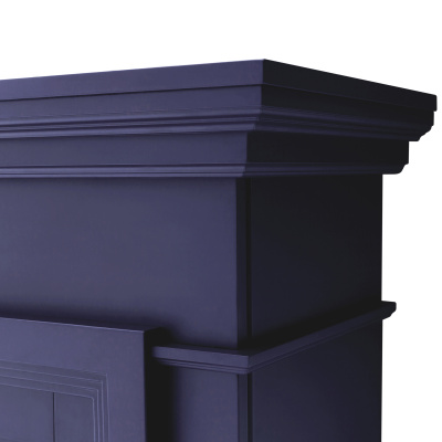 Электрокамин Marco 25.5/26 NB с очагом Moonblaze Deluxe Black