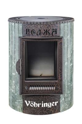  Печь Фёрингер отопительно-варочная "Нелжа" змеевик